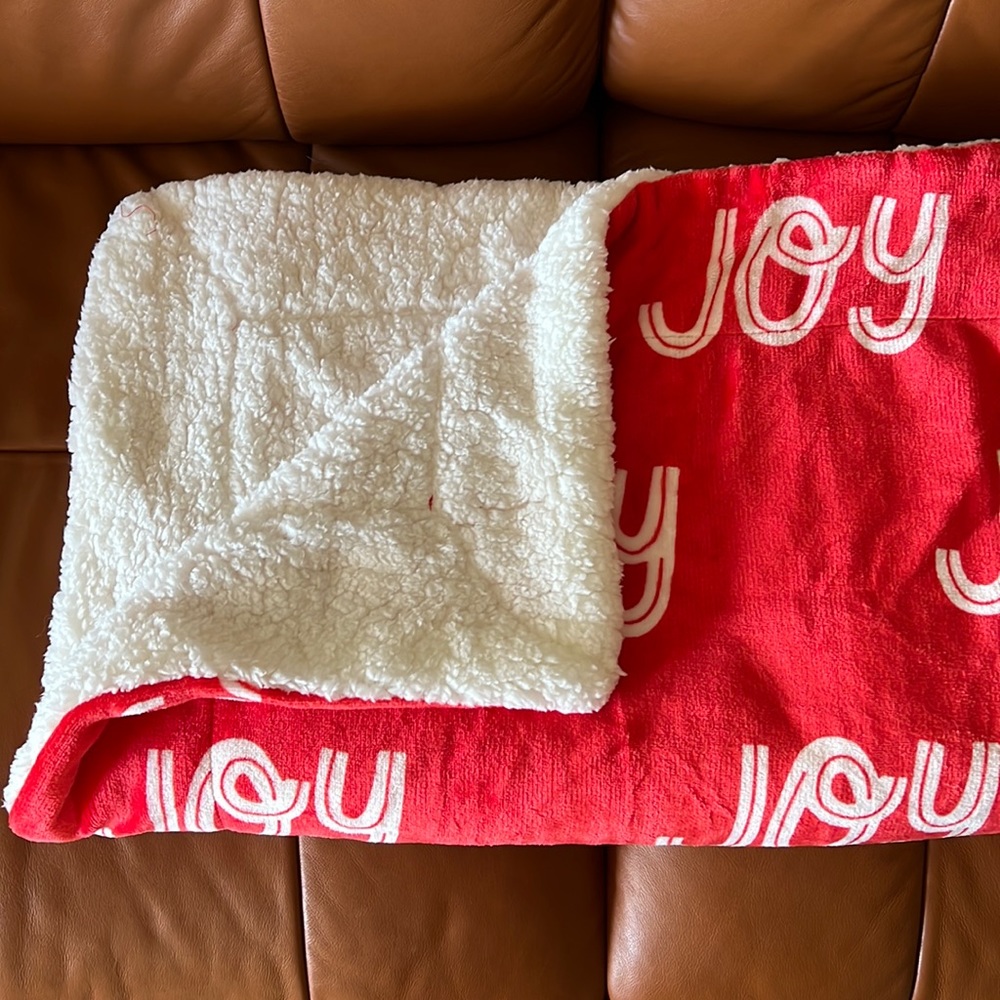 Wondershop JOY Plush Sherpa Throw Blanket